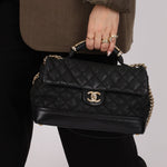 Chanel 2013 Caviar Globe Trotter Medium Flap Bag - FashioNica
