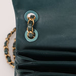 Chanel 2013 Emerald Soft Medium Elegence Flap Bag - FashioNica