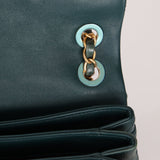 Chanel 2013 Emerald Soft Medium Elegence Flap Bag - FashioNica