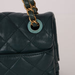 Chanel 2013 Emerald Soft Medium Elegence Flap Bag - FashioNica