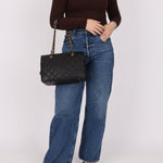Chanel 2013 Lambskin Diamond CC Chain Tote - FashioNica