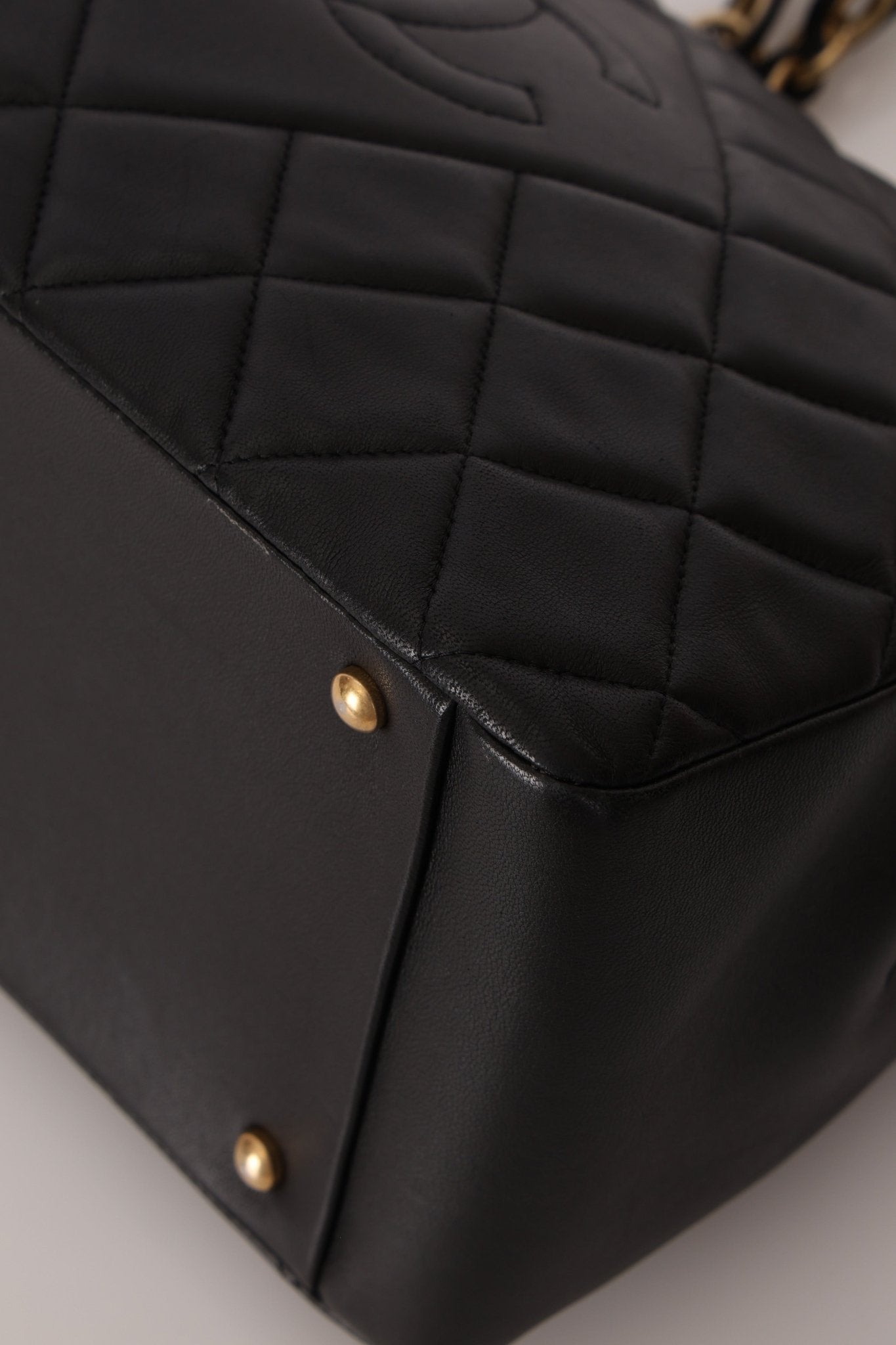 Chanel 2013 Lambskin Diamond CC Chain Tote - FashioNica