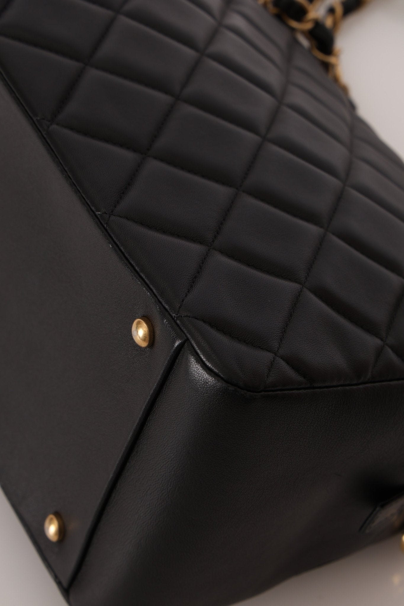 Chanel 2013 Lambskin Diamond CC Chain Tote - FashioNica