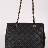 Chanel 2013 Lambskin Diamond CC Chain Tote - FashioNica