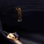 Chanel 2013 Navy Lambskin Misia Open Shoulder Tote - FashioNica