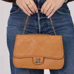 Chanel 2013 Tramezzo Small Toffee Citizen Flap Shoulder Bag - FashioNica