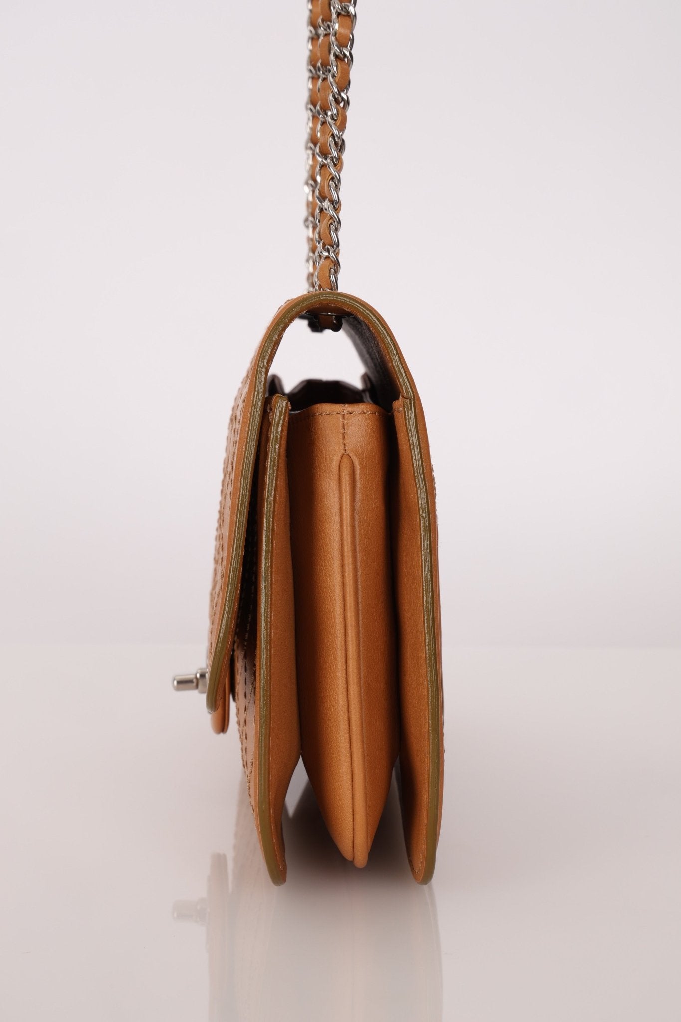 Chanel 2013 Tramezzo Small Toffee Citizen Flap Shoulder Bag - FashioNica