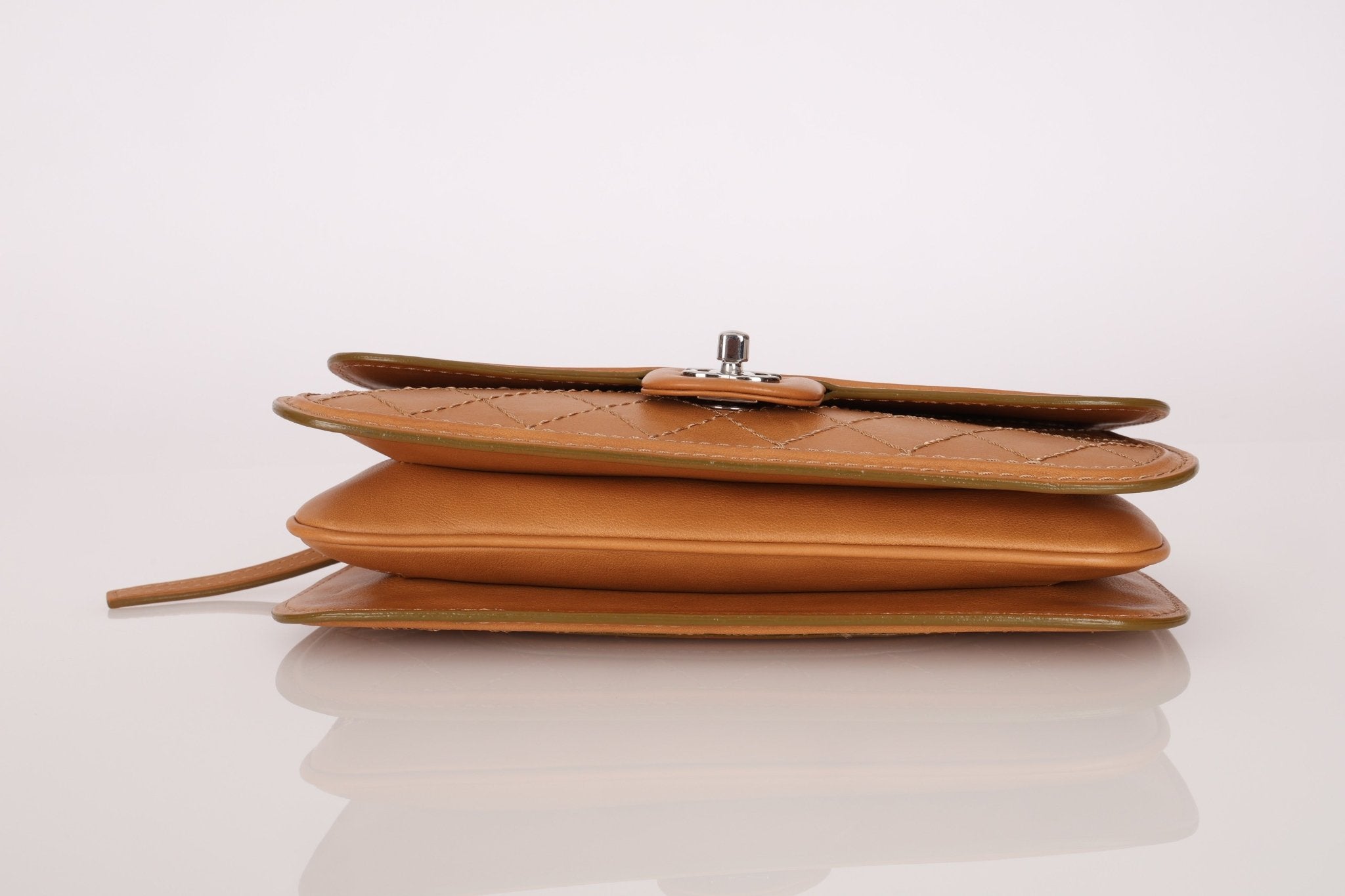 Chanel 2013 Tramezzo Small Toffee Citizen Flap Shoulder Bag - FashioNica