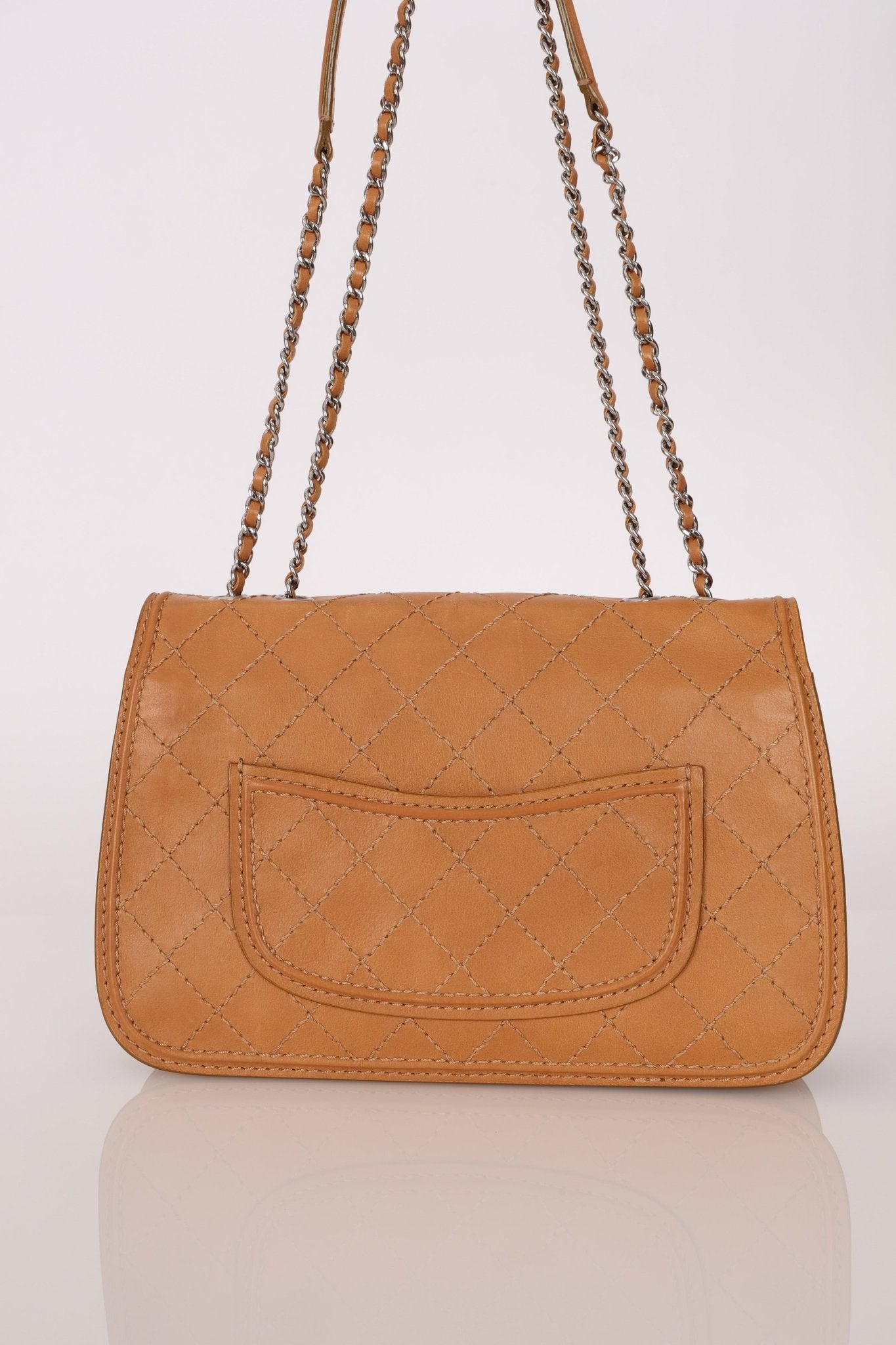 Chanel 2013 Tramezzo Small Toffee Citizen Flap Shoulder Bag - FashioNica