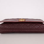 Chanel 2014 Bordeaux Calfskin Jumbo Soft Elegance Flap Bag - FashioNica