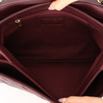 Chanel 2014 Bordeaux Calfskin Jumbo Soft Elegance Flap Bag - FashioNica