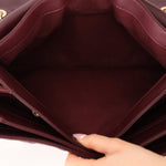 Chanel 2014 Bordeaux Calfskin Jumbo Soft Elegance Flap Bag - FashioNica