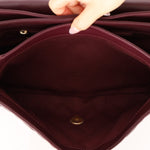 Chanel 2014 Bordeaux Calfskin Jumbo Soft Elegance Flap Bag - FashioNica