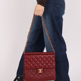 Chanel 2014 Bordeaux Crossing Times Large Flap Bag - FashioNica