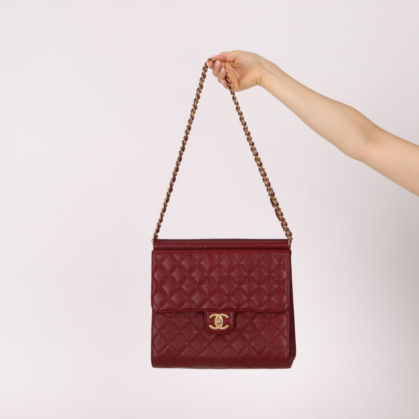 Chanel 2014 Bordeaux Crossing Times Large Flap Bag - FashioNica