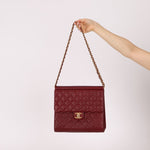Chanel 2014 Bordeaux Crossing Times Large Flap Bag - FashioNica