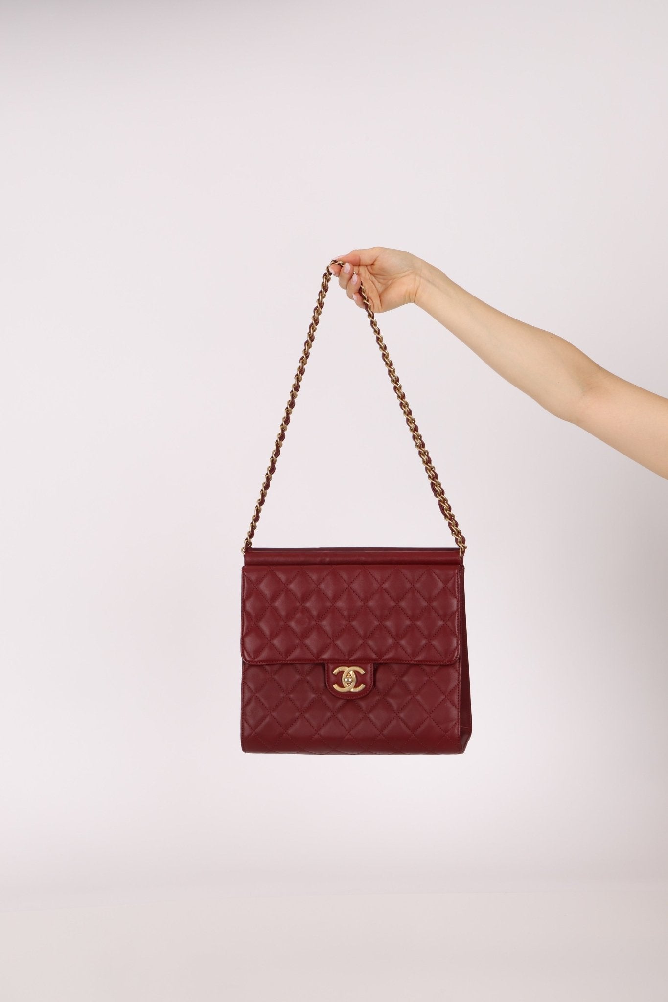 Chanel 2014 Bordeaux Crossing Times Large Flap Bag - FashioNica