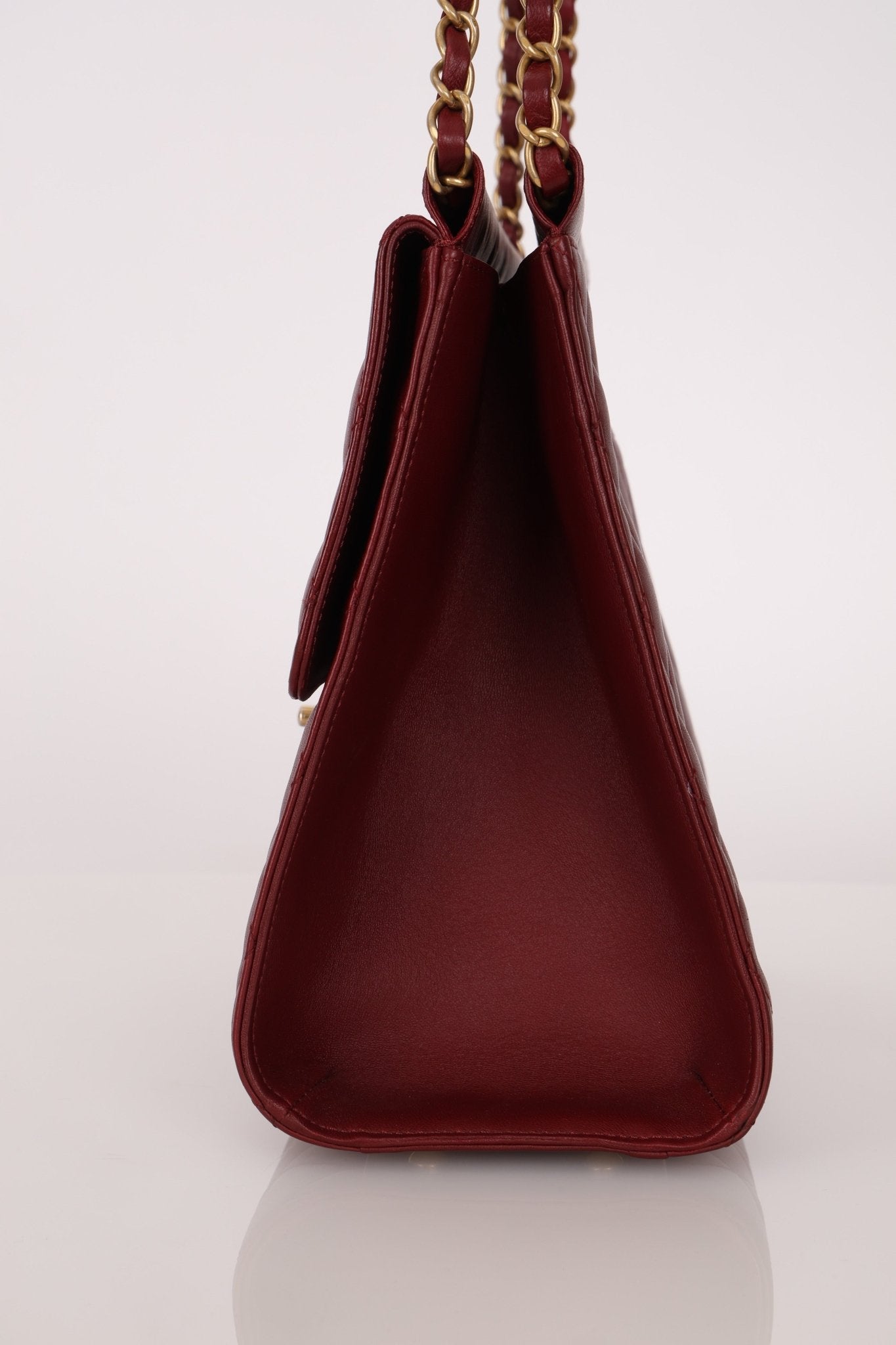 Chanel 2014 Bordeaux Crossing Times Large Flap Bag - FashioNica