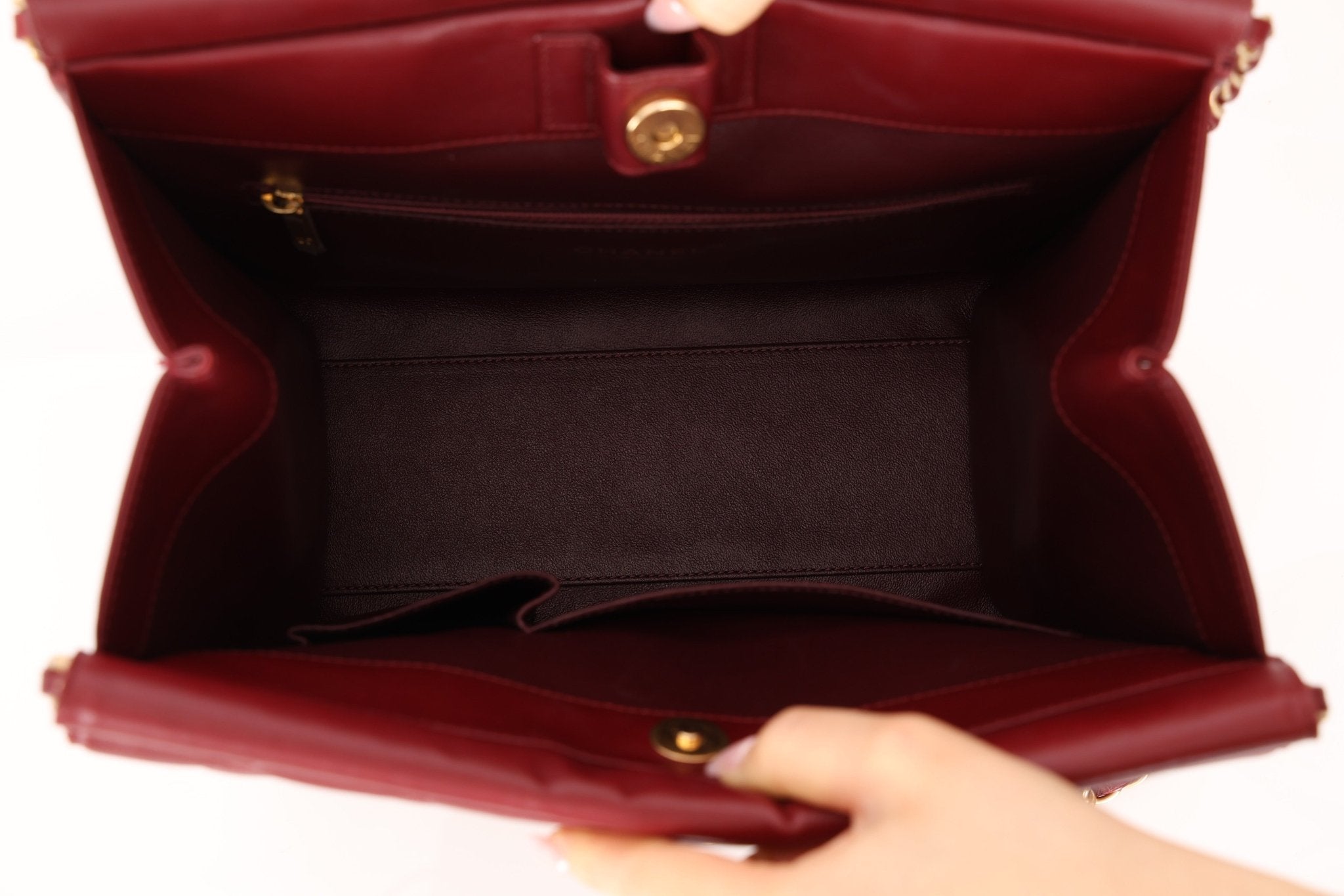 Chanel 2014 Bordeaux Crossing Times Large Flap Bag - FashioNica