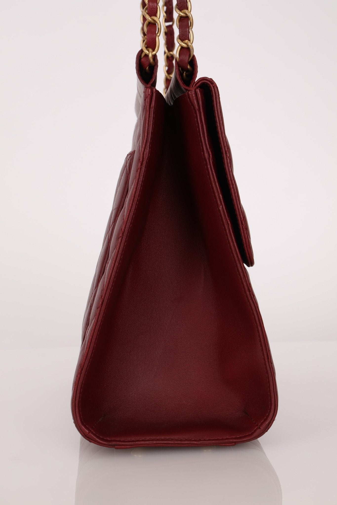 Chanel 2014 Bordeaux Crossing Times Large Flap Bag - FashioNica