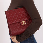 Chanel 2014 Bordeaux Crossing Times Large Flap Bag - FashioNica