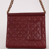 Chanel 2014 Bordeaux Crossing Times Large Flap Bag - FashioNica