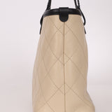 Chanel 2014 Caviar Bi - color Tote with Pouch - FashioNica