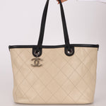 Chanel 2014 Caviar Bi - color Tote with Pouch - FashioNica