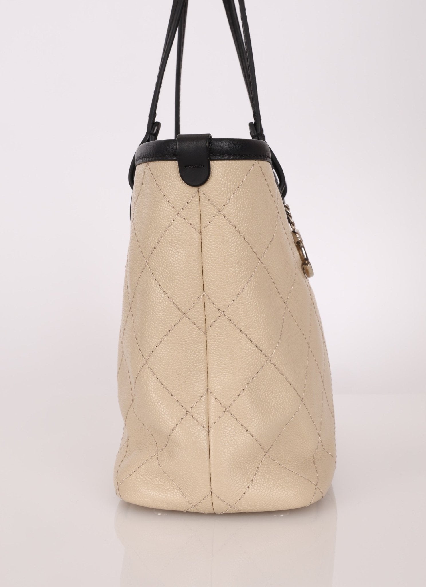 Chanel 2014 Caviar Bi - color Tote with Pouch - FashioNica