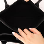 Chanel 2014 Caviar Black Cerf Executive East West Small Tote - FashioNica