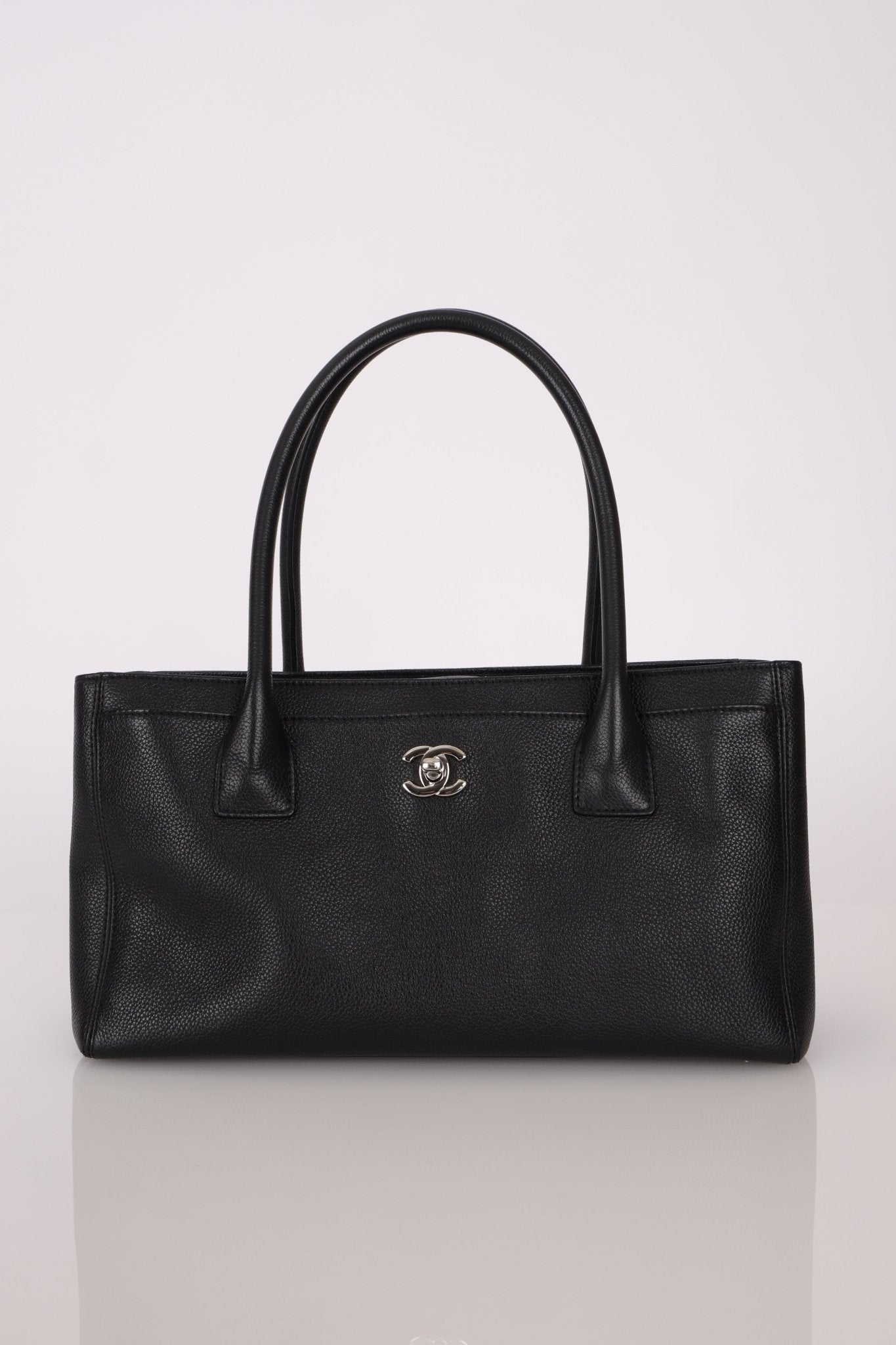 Chanel 2014 Caviar Black Cerf Executive East West Small Tote - FashioNica
