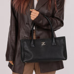 Chanel 2014 Caviar Black Cerf Executive East West Small Tote - FashioNica