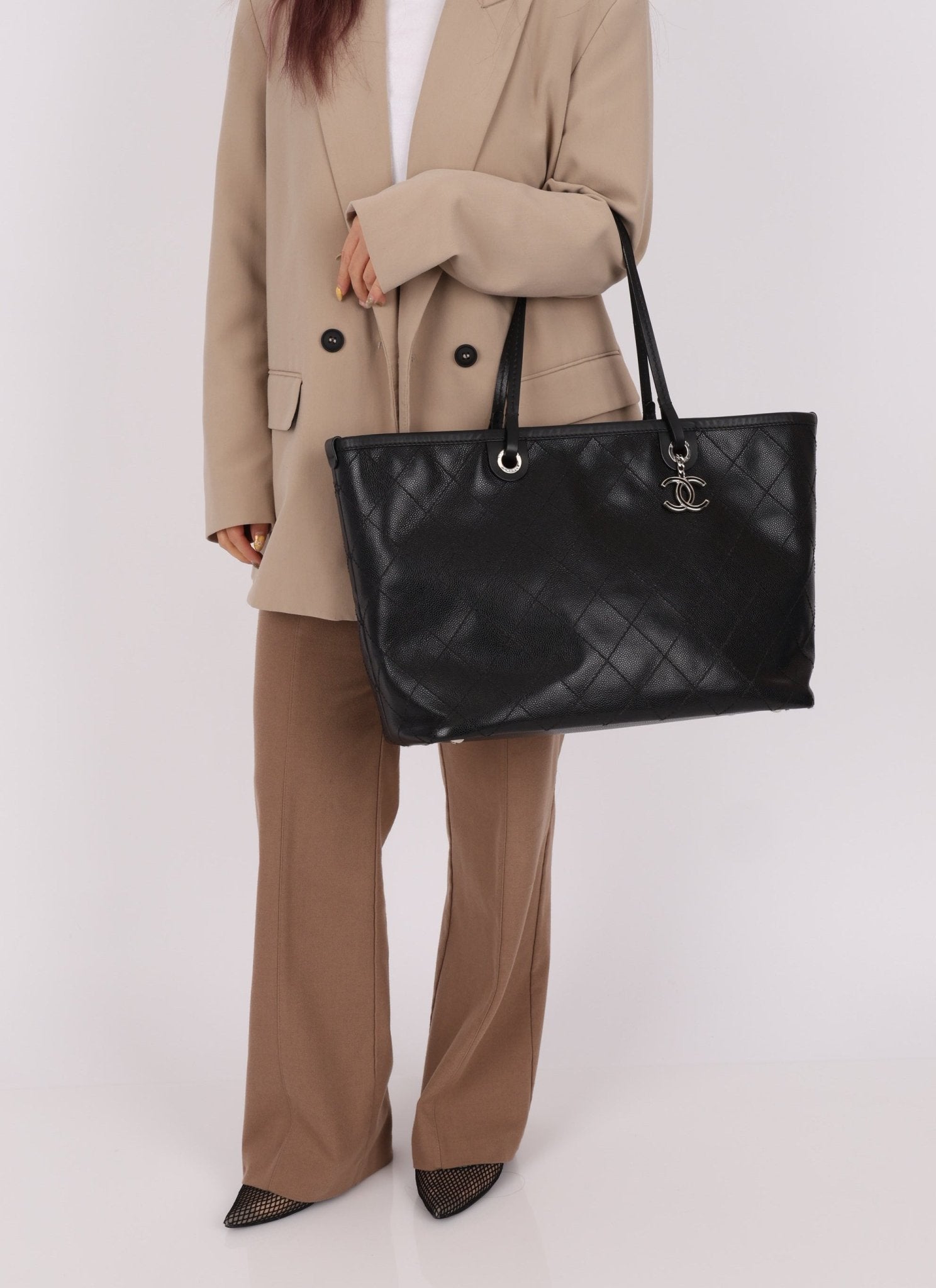 Chanel 2014 Caviar Shopper Tote - FashioNica