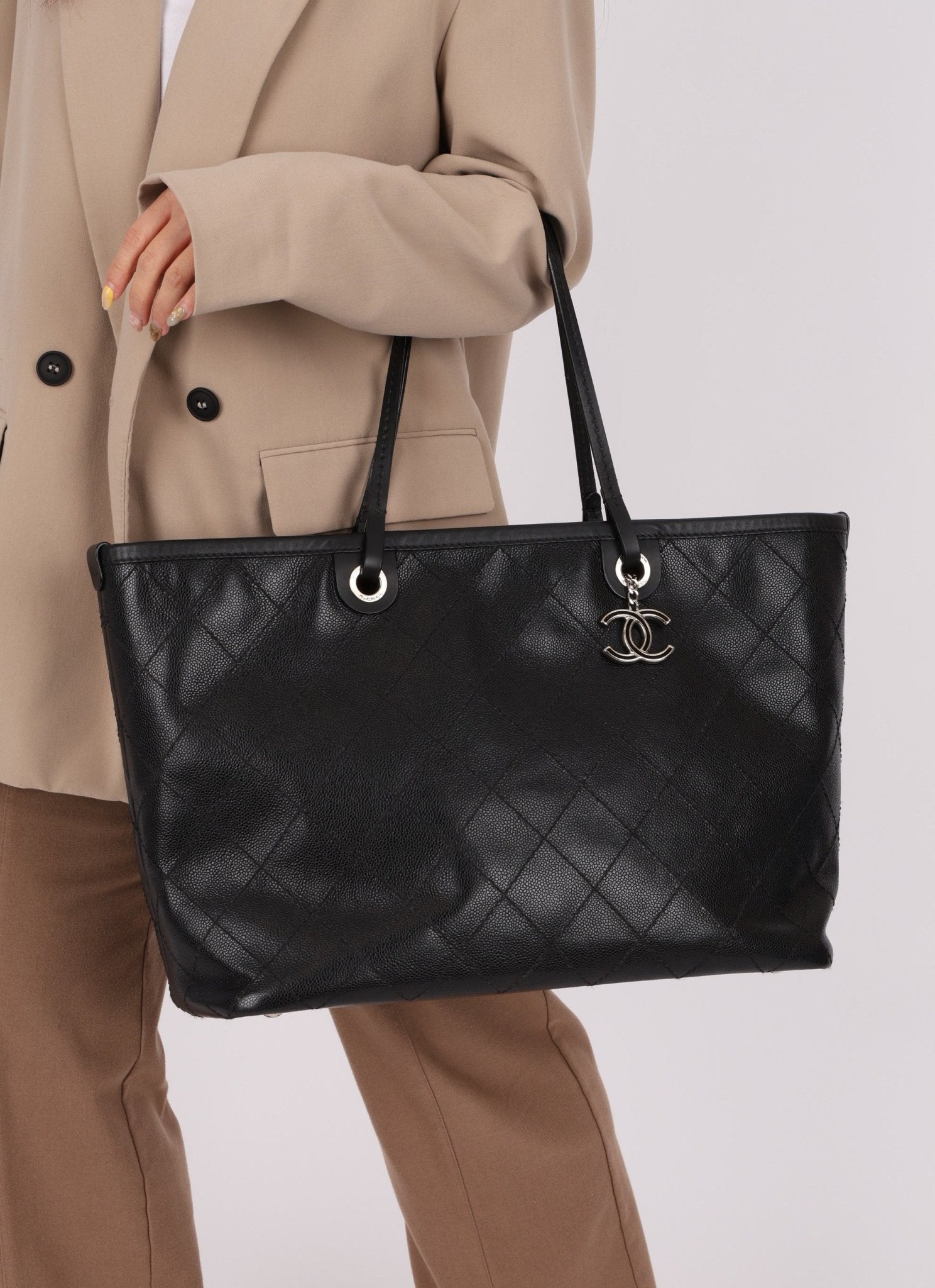 Chanel 2014 Caviar Shopper Tote - FashioNica