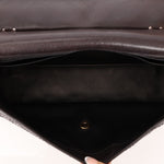 Chanel 2014 Chocolate Paris - Edinburgh Calfskin Whipstitch Large Flap - FashioNica