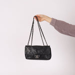 Chanel 2014 Glazed Goatskin Icons Symbol Single Flap - FashioNica