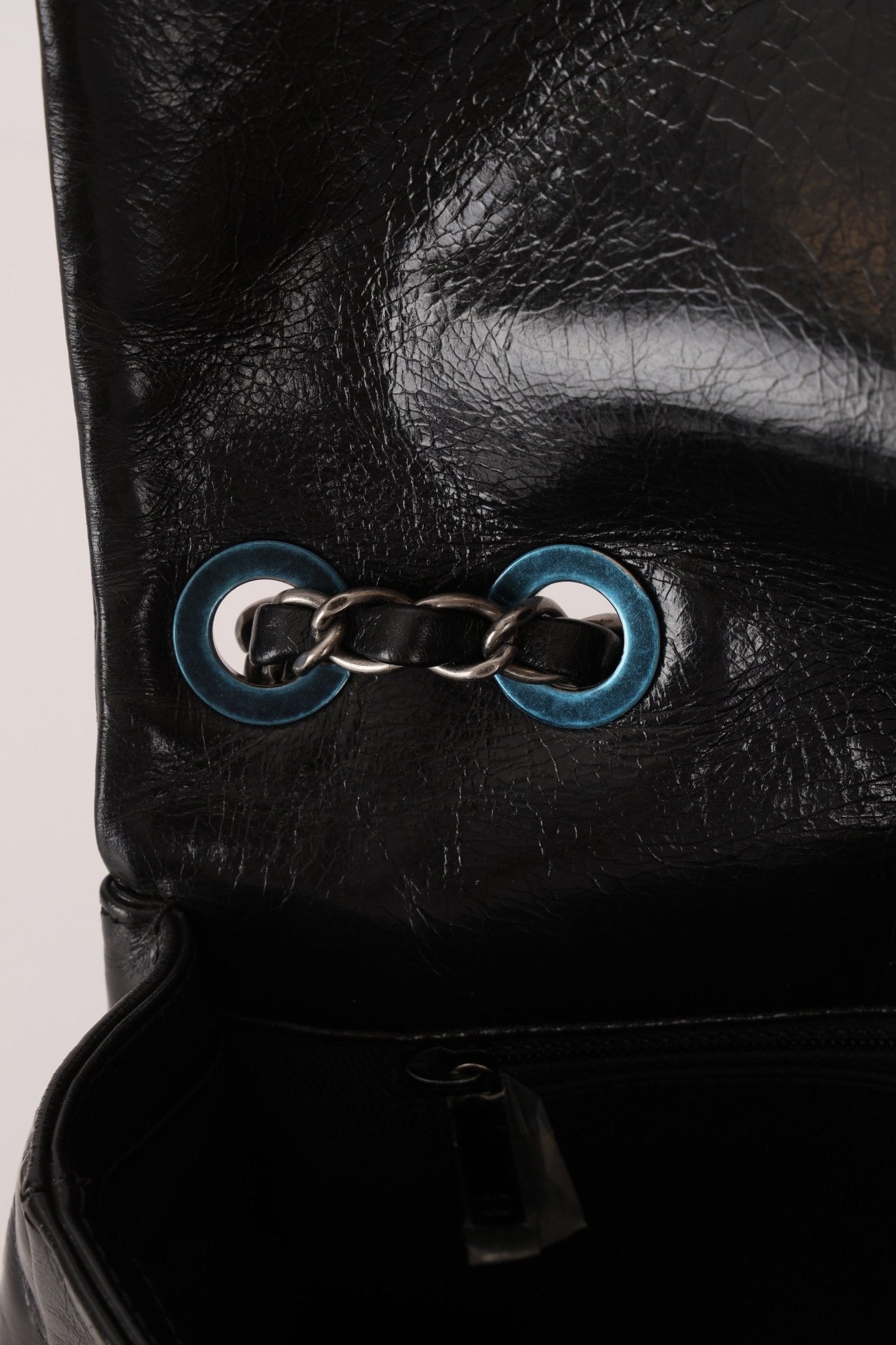Chanel 2014 Glazed Goatskin Icons Symbol Single Flap - FashioNica
