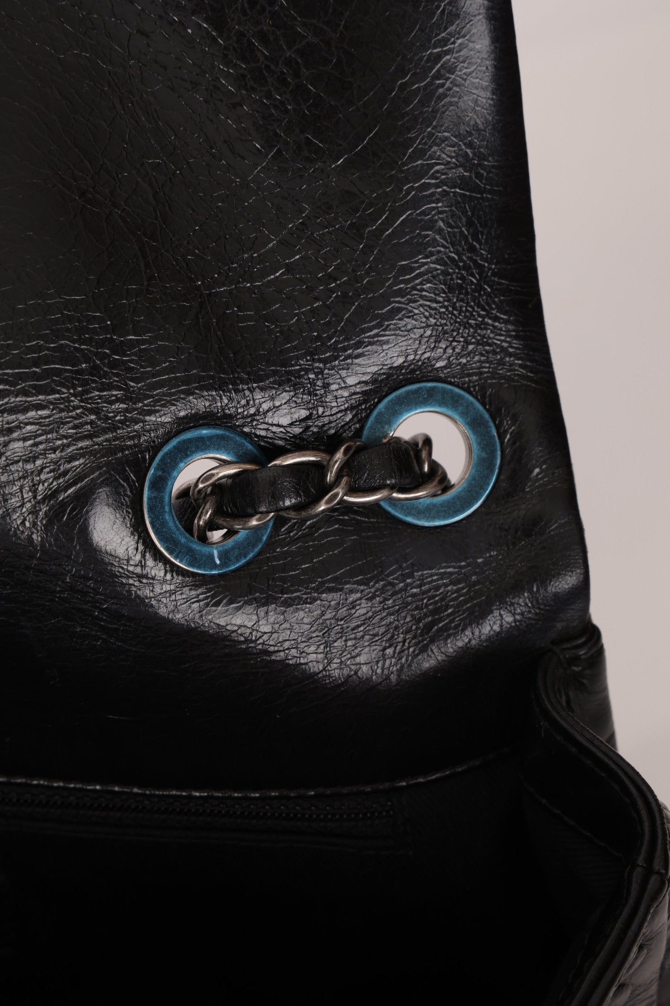 Chanel 2014 Glazed Goatskin Icons Symbol Single Flap - FashioNica