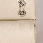 Chanel 2014 Iridescent Ivory Caviar Medium Classic Double Flap - FashioNica