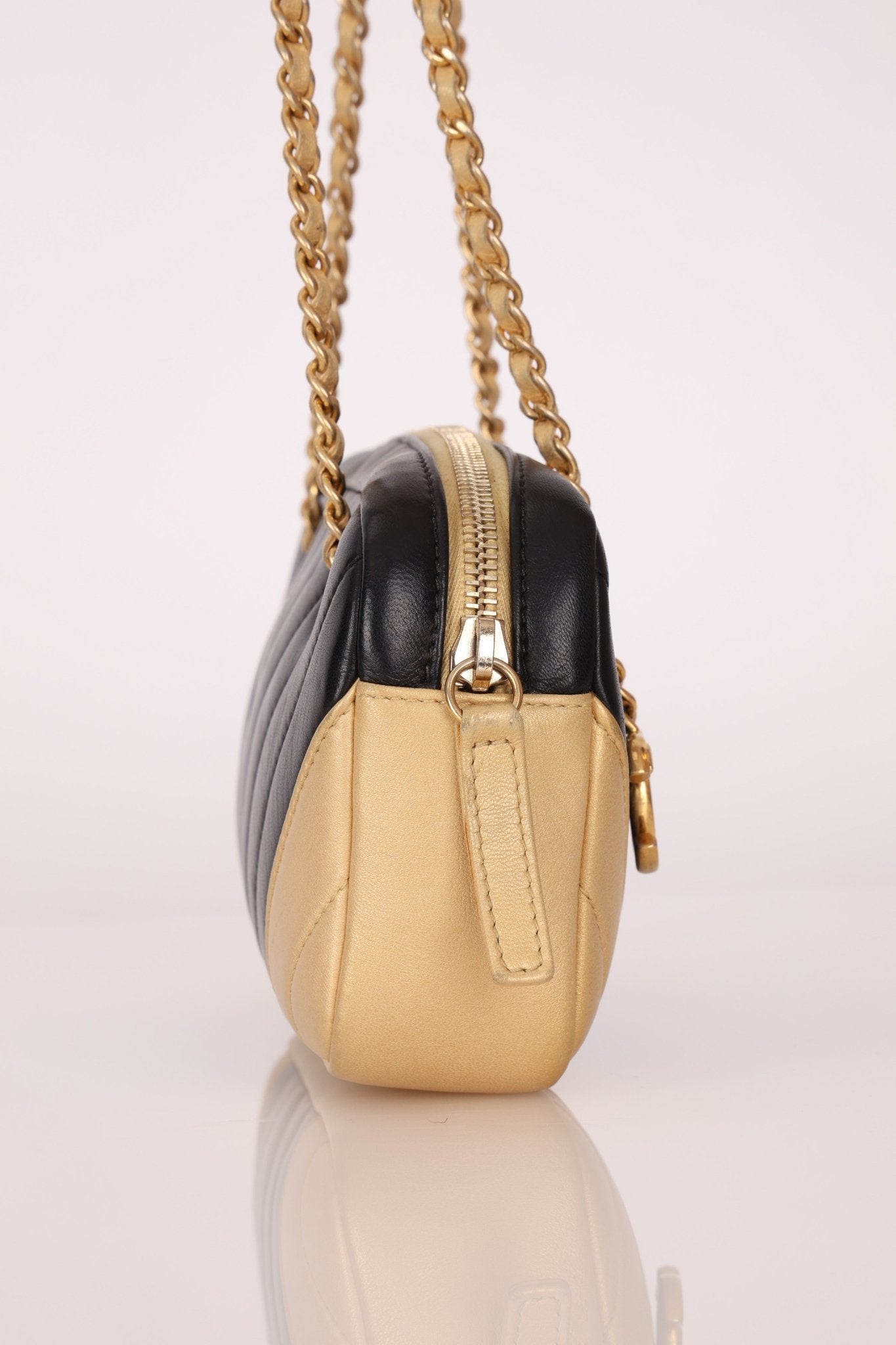 Chanel 2014 Lambskin Chevron Camera Bag - FashioNica