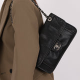 Chanel 2014 Lambskin Perforated Up In The Air Flap Bag - FashioNica