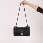 Chanel 2014 Lambskin Perforated Up In The Air Flap Bag - FashioNica