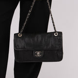Chanel 2014 Lambskin Perforated Up In The Air Flap Bag - FashioNica