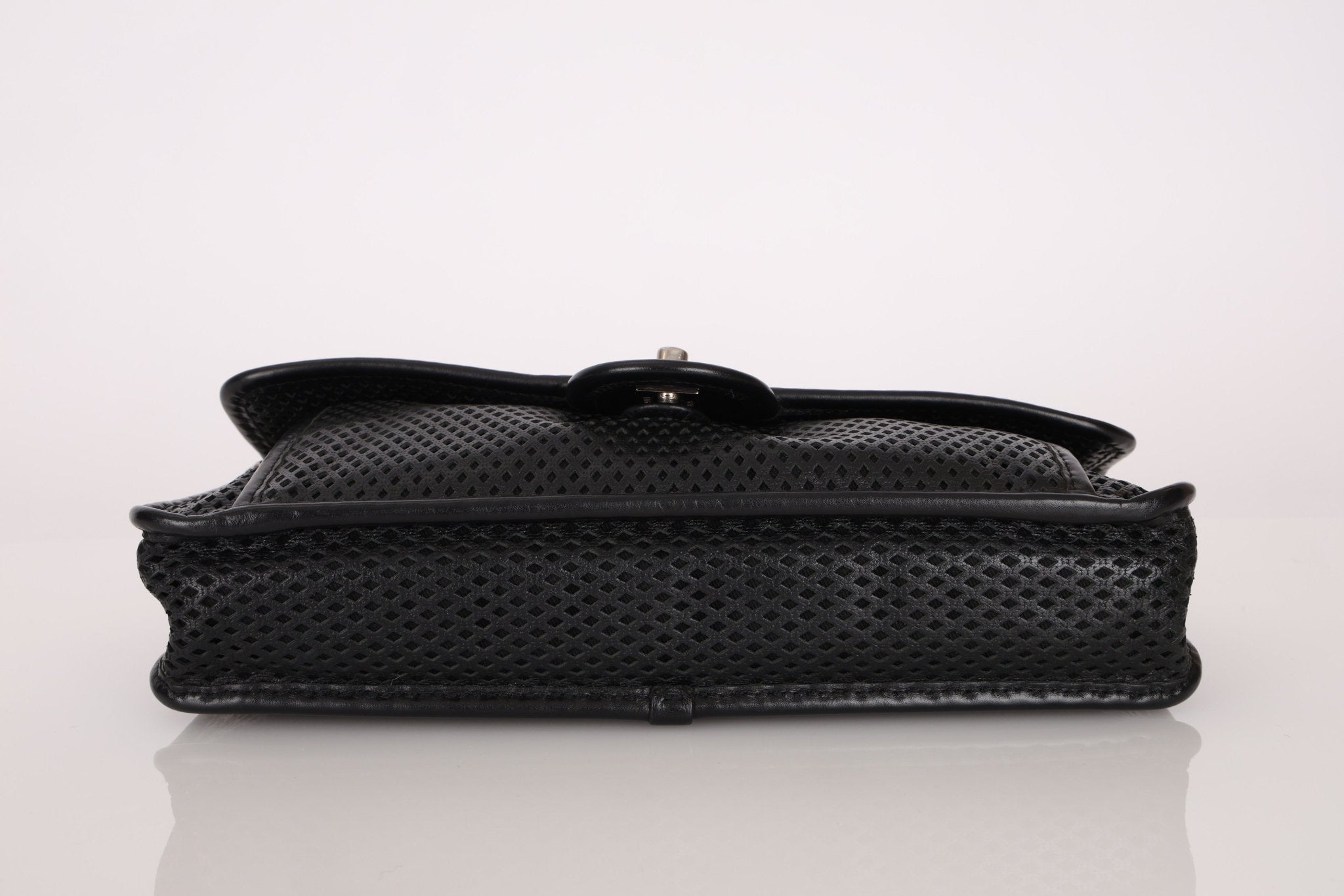 Chanel 2014 Lambskin Perforated Up In The Air Flap Bag - FashioNica