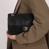 Chanel 2014 Lambskin Perforated Up In The Air Flap Bag - FashioNica