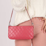 Chanel 2014 Lambskin Thin Stitch Pochette - FashioNica