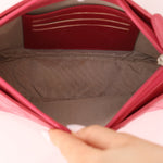 Chanel 2014 Lambskin Thin Stitch Pochette - FashioNica