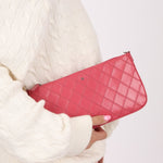 Chanel 2014 Lambskin Thin Stitch Pochette - FashioNica