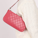 Chanel 2014 Lambskin Thin Stitch Pochette - FashioNica