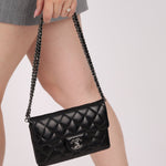 Chanel 2014 Lambskin Turnlock Daily Zip Flap - FashioNica